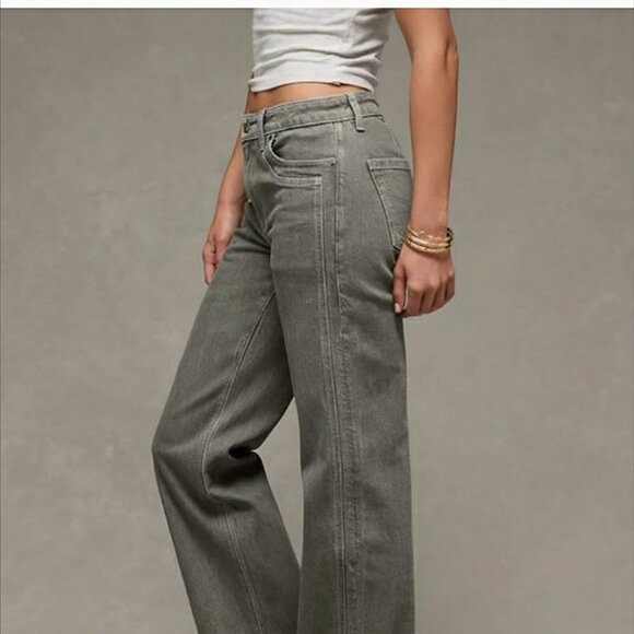 AEO Grey Stovepipe Jeans - Picture 10 of 10